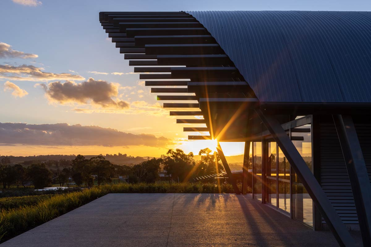 GP symposium venue at sunset